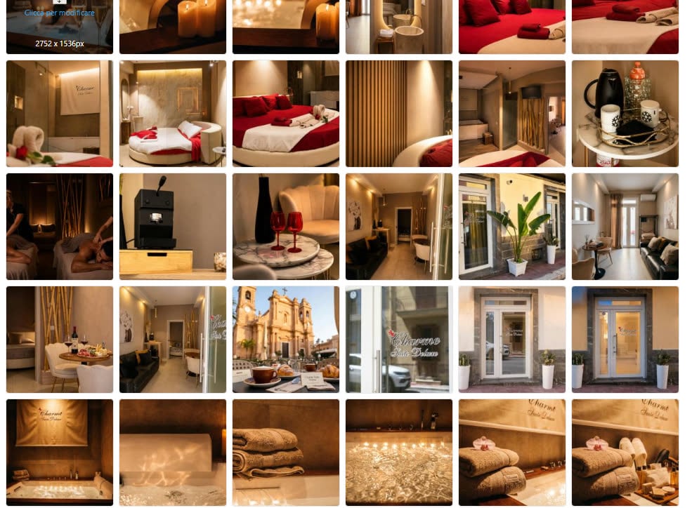 Charme Suite: galleria Booking rifatta